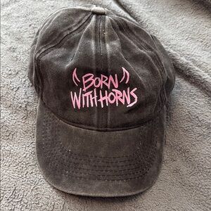 MGK- Born With Horns Distressed Hat